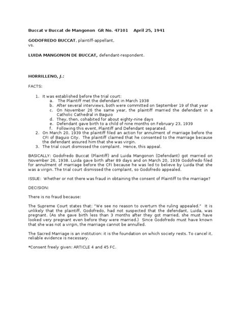 buccat vs buccat case digest|Buccat V Buccat de Mangonon Digest .